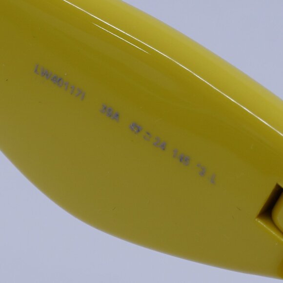 Loewe LW40117I 39A Sunglasses Shiny Yellow Cat Eye Frame, Grey Lenses - Picture 8 of 10